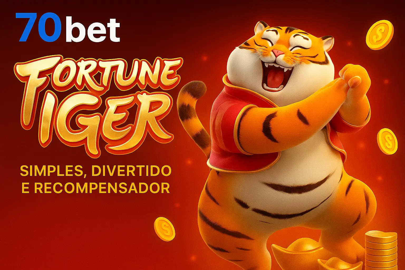Fortune Tiger é um jogo imperdível no 70BET Casino