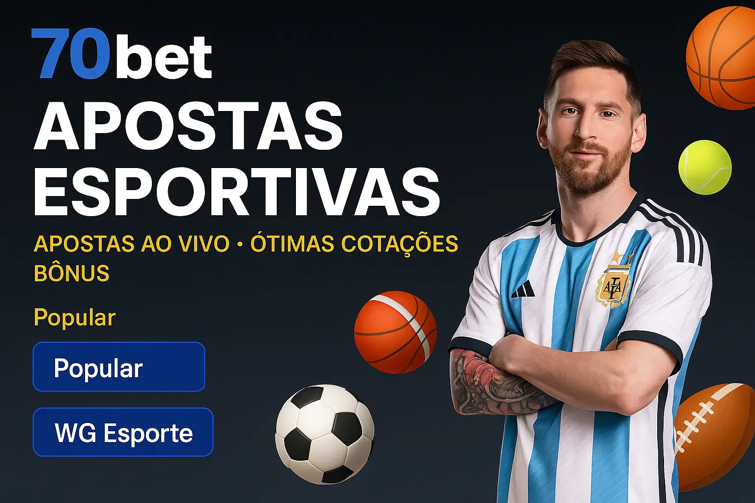 Apostas esportivas no cassino online 70BET