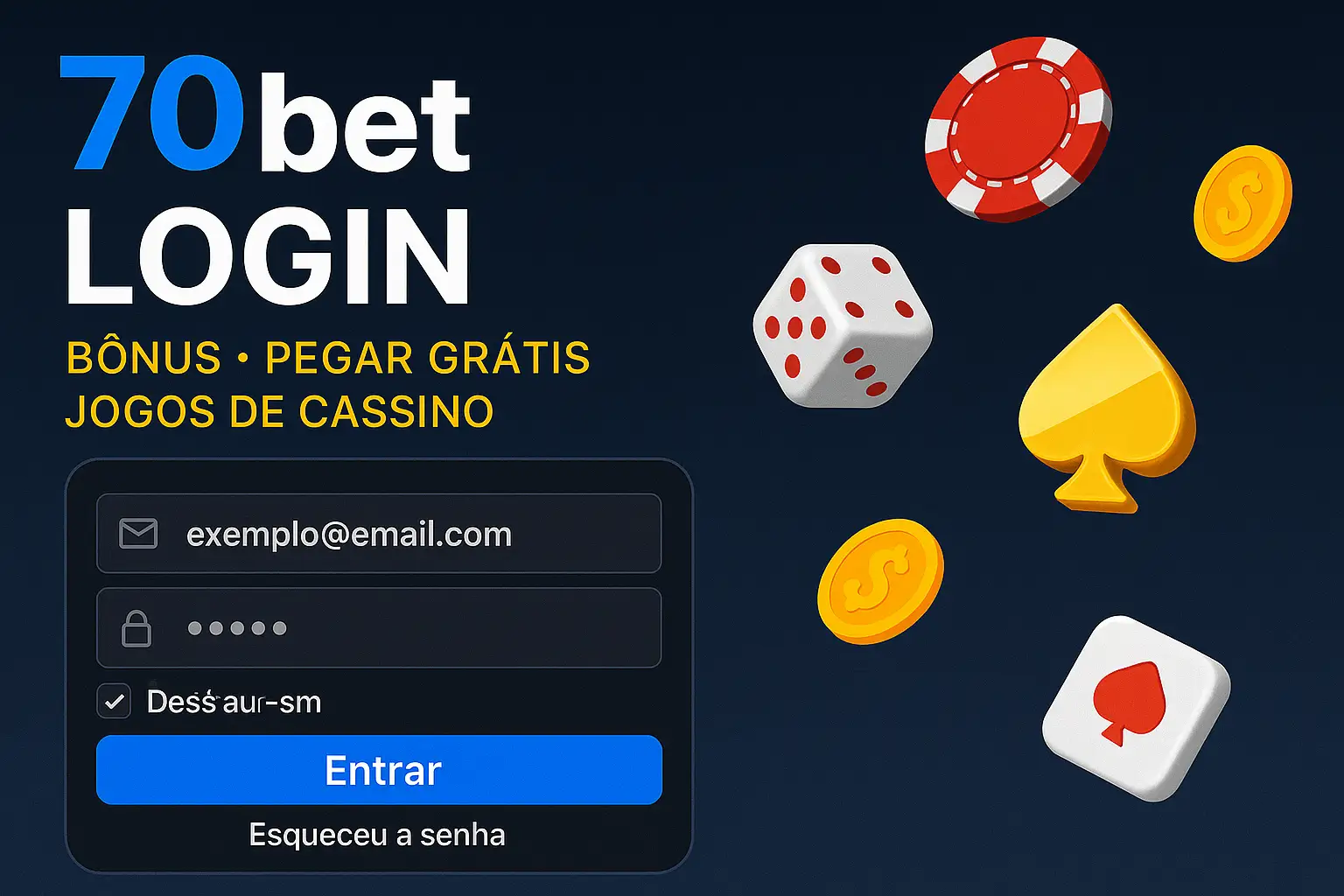 Não Perca tempo, o rRgistro na site 70BET